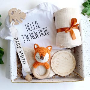 Coffret bébé, coffret cadeau bébé, cadeau baby shower, neutre en matière de genre, nouveau panier cadeau bébé, cadeau bébé unisexe, cadeau bébé garçon, cadeau bébé fille