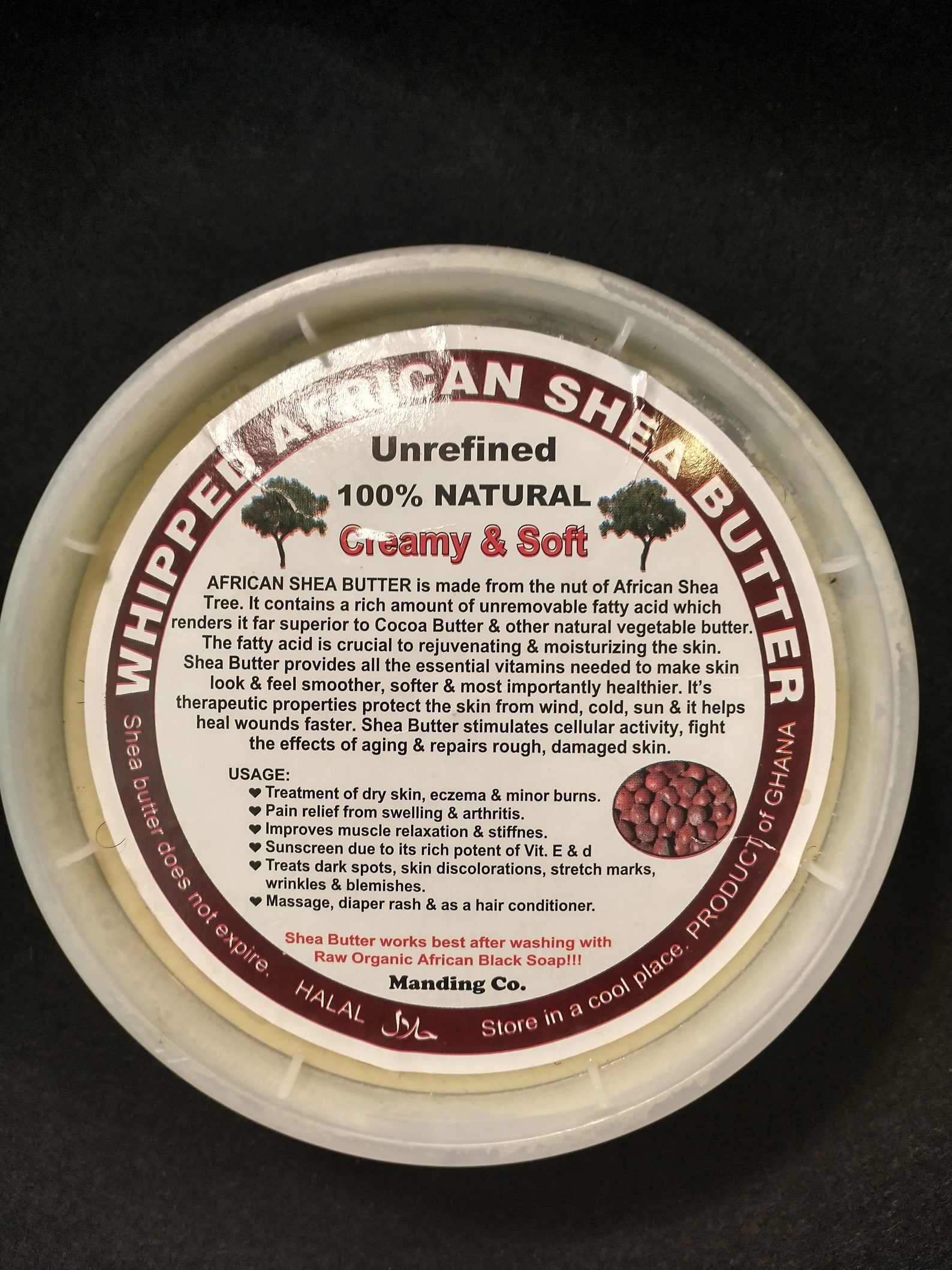 White Whipped African Shea Butter Etsy