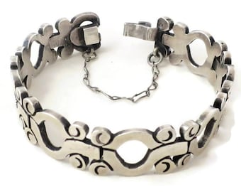 Vintage Taxco Los Ballesteros  Sterling Bracelet