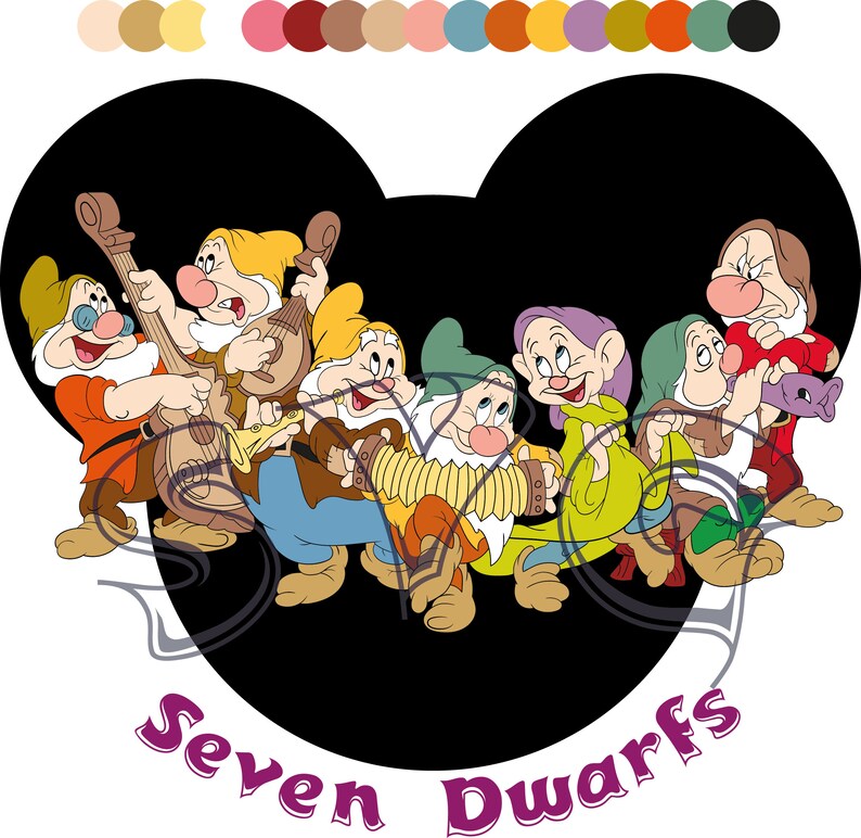 Free Free 163 Snow White Dwarfs Svg SVG PNG EPS DXF File