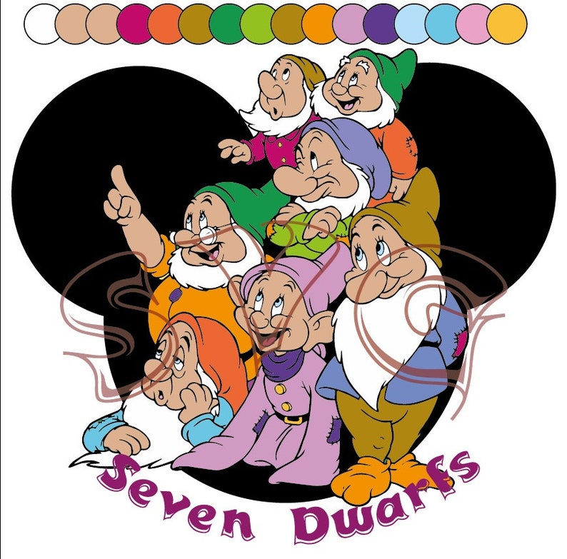 Free Free 220 Snow White And Seven Dwarfs Svg SVG PNG EPS DXF File