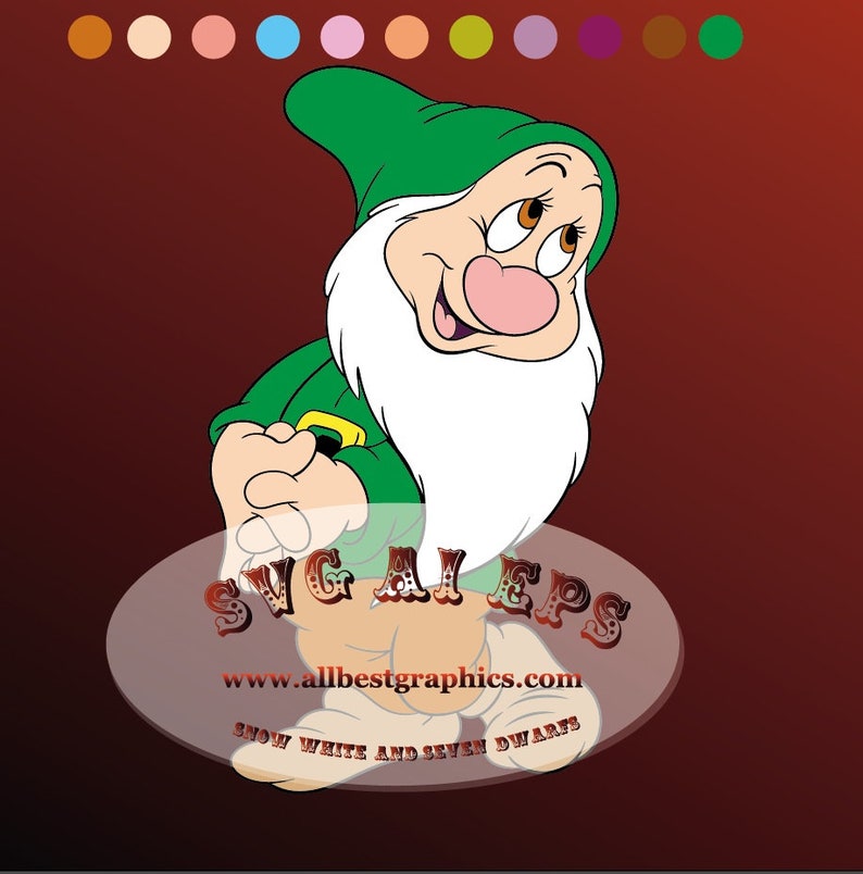 Free Free 209 Snow White And Seven Dwarfs Svg SVG PNG EPS DXF File