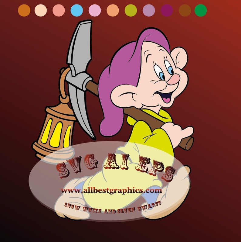 Free Free 261 Snow White And Seven Dwarfs Svg SVG PNG EPS DXF File