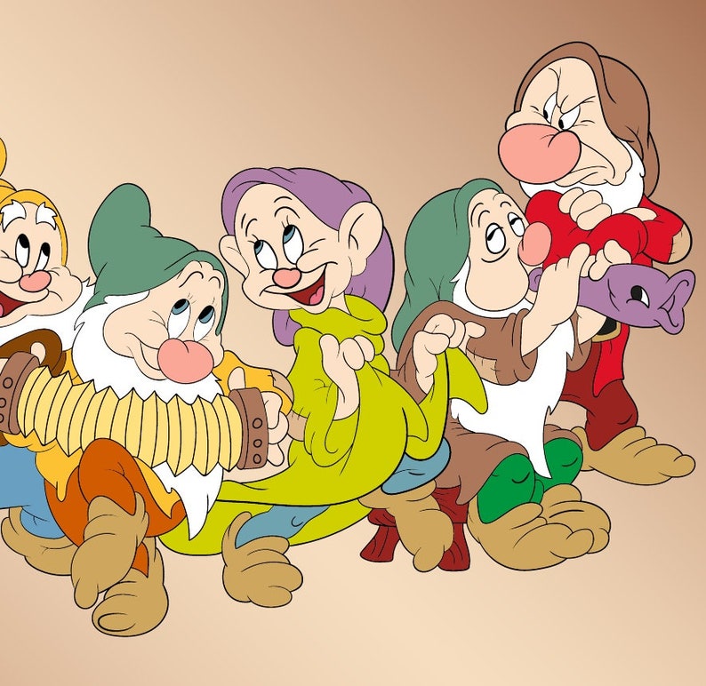 Free Free 209 Snow White And Seven Dwarfs Svg SVG PNG EPS DXF File