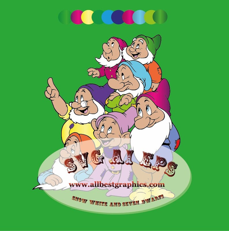 Free Free 117 Snow White Dwarfs Svg SVG PNG EPS DXF File