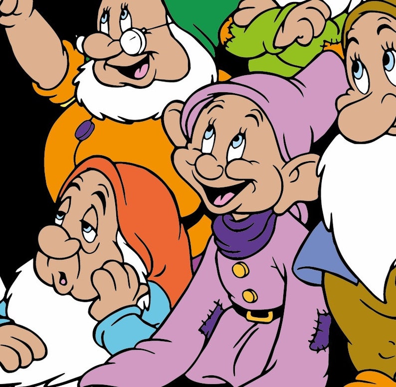 Free Free 209 Snow White And Seven Dwarfs Svg SVG PNG EPS DXF File