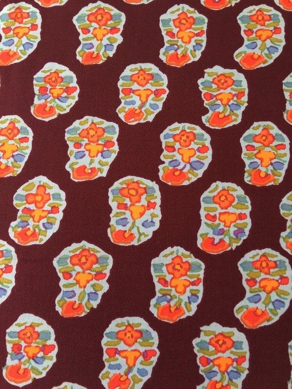 Kaffe Fassett GP75 Asha Prune Quilt Cotton Fabric By Yd