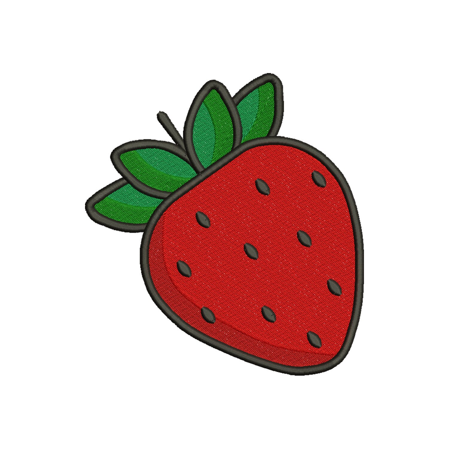 Strawberry Embroidery Design 4 Size INSTANT Download 8 Formats Etsy UK