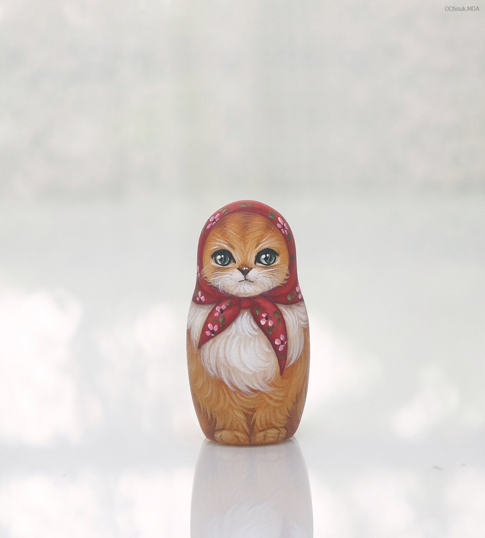 Cats Nesting Dolls5piece Set Uniquely Cats Dolls Matryoshka Etsy