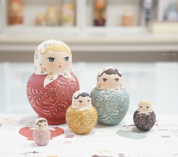handmade russian dolls
