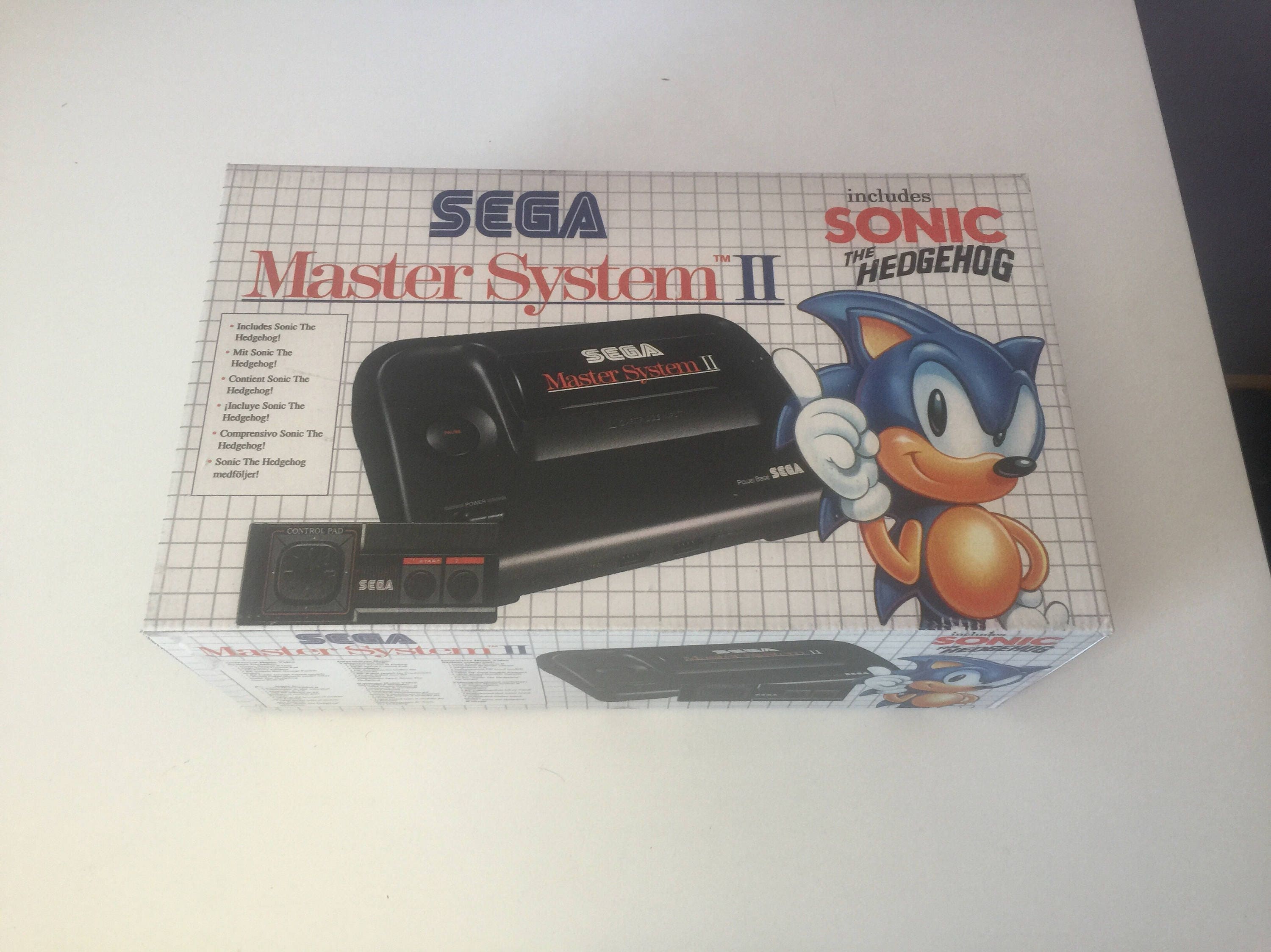 Sonic The Hedgehog 2 Na Caixa Master System Original Coleção