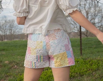 Flower Patch Quilt Shorts