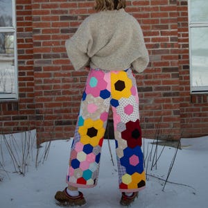 Confetti Petal Quilt Pants
