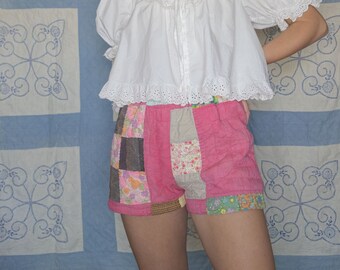 Rosa Retro Quilt Shorts