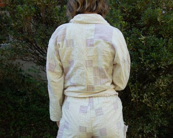 Lavender Field Quilt Shorts