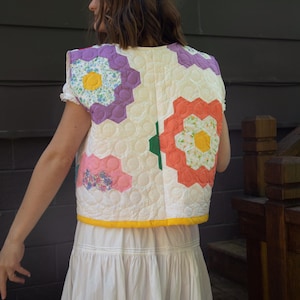 Flower Garden Quilt Tank Top