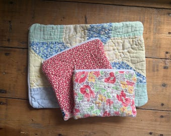 Misc Quilt Zipper Bags