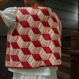 Red Quilt Vests