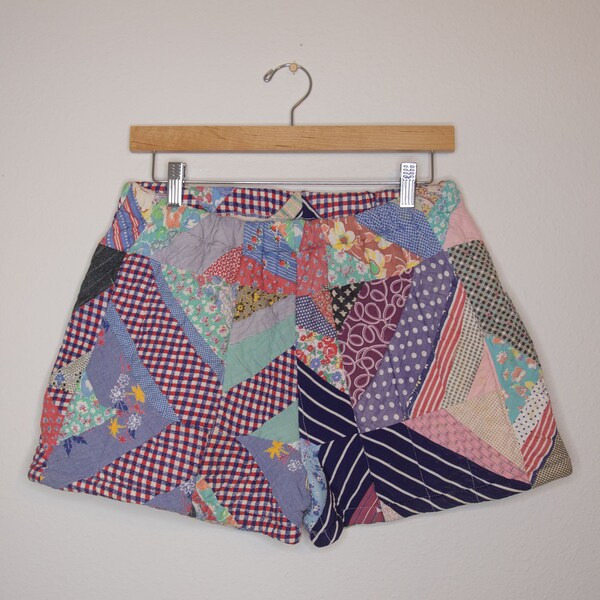 Vintage Quilt Shorts 001 main image 1