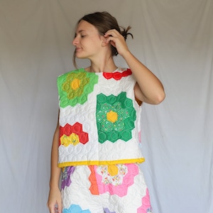 Flower Garden Quilt Tank Top image 1