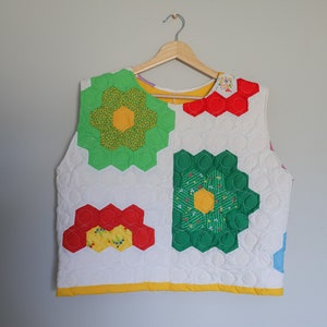 Blumen Garten Quilt Tank Top Bild 3