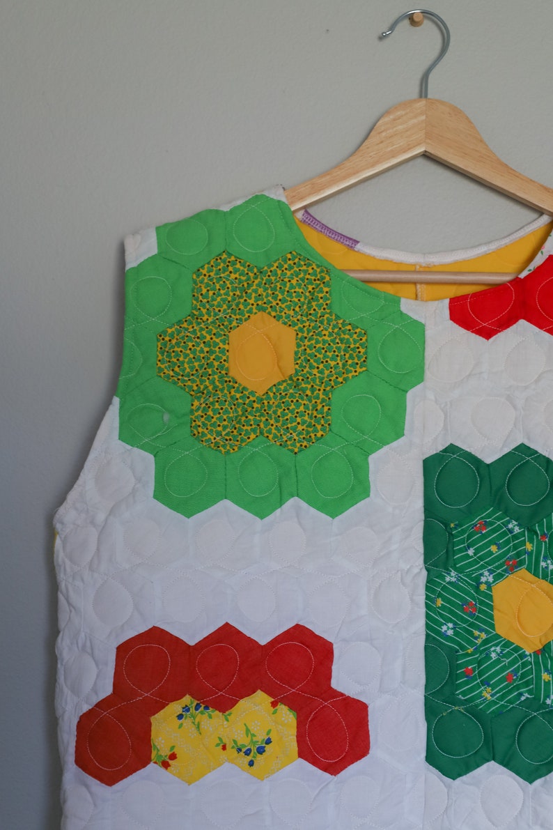 Blumen Garten Quilt Tank Top Bild 4