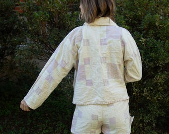Lavender Farm Quilt Coat