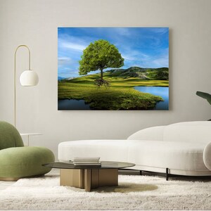 Surreal Landscape Artwork | Limited Edition Print |  Floating Tree