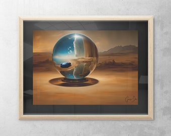 Future is Back | Wall Art Painting |Surreal Artwork | Limited Edition Print |