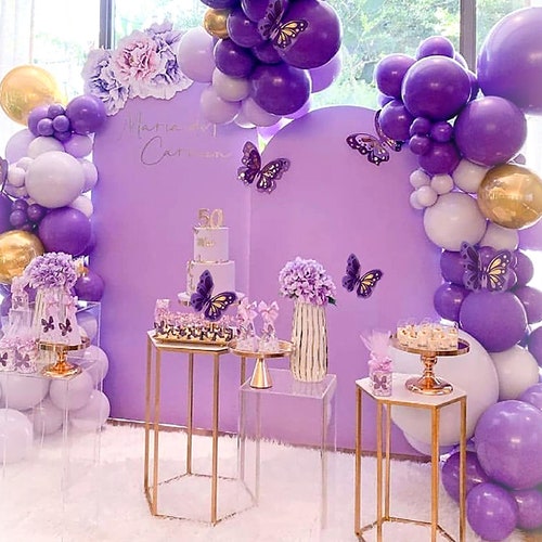 Purple Balloon Garland Kit 150 Pcs Baby Shower Decorations - Etsy