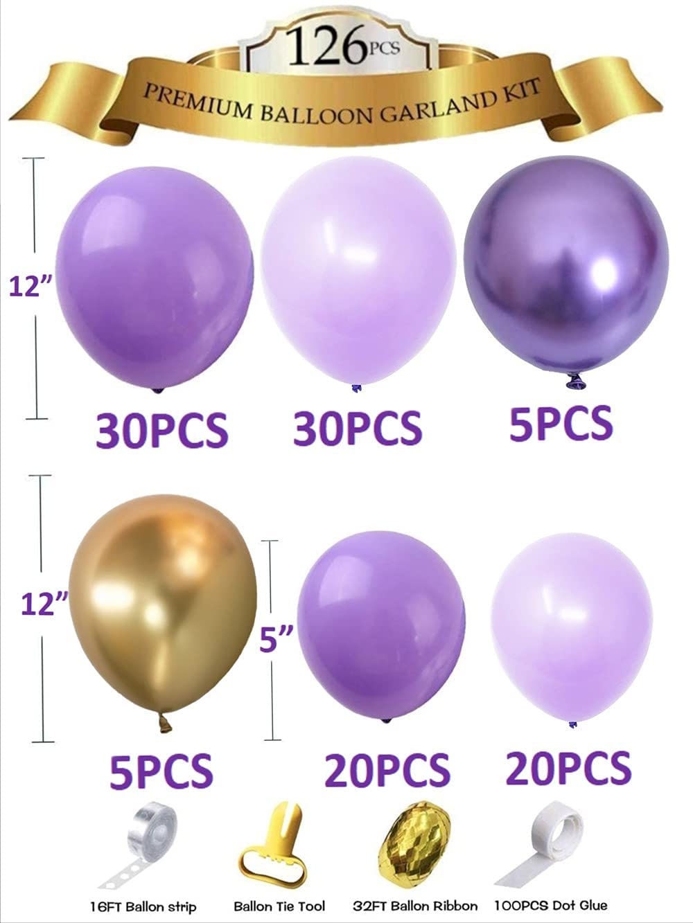 126pcs Purple Butterfly Baby Girl Balloon Garland Arch Kit Etsy