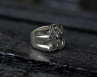 Lucky thirteen silver ring, lucky 13 ring, handmade silver ring, biker gift, biker ring, father's gift, punk rock gift, husband's gift, cult Lucky thirteen silver ring, lucky 13 ring, handmade silver ring, biker gift, biker ring, father's gift, punk rock gift, husband's gift, cult