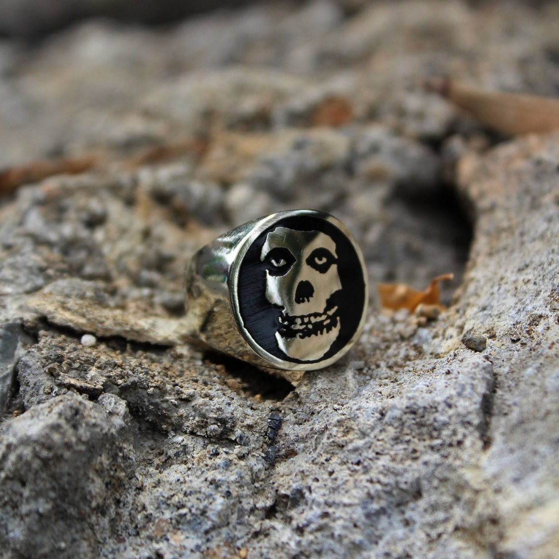 Crimson Ghost Signet Silver Ring, Rock Merchandise, Punk Rock Gift ...