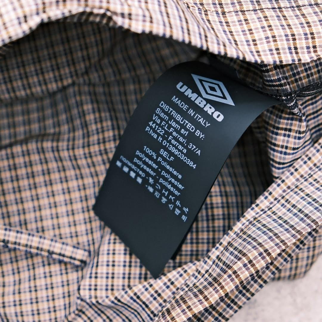 Umbro Slam Jam Penalty Culture Cult Unity Masked Checked Anorak
