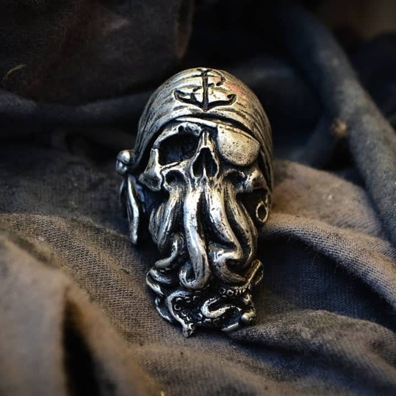 Strickly Boarding Men's Dawn Patrol Pewter Ring - Handmade In San Diego, Lead-Free, Surf Inspired