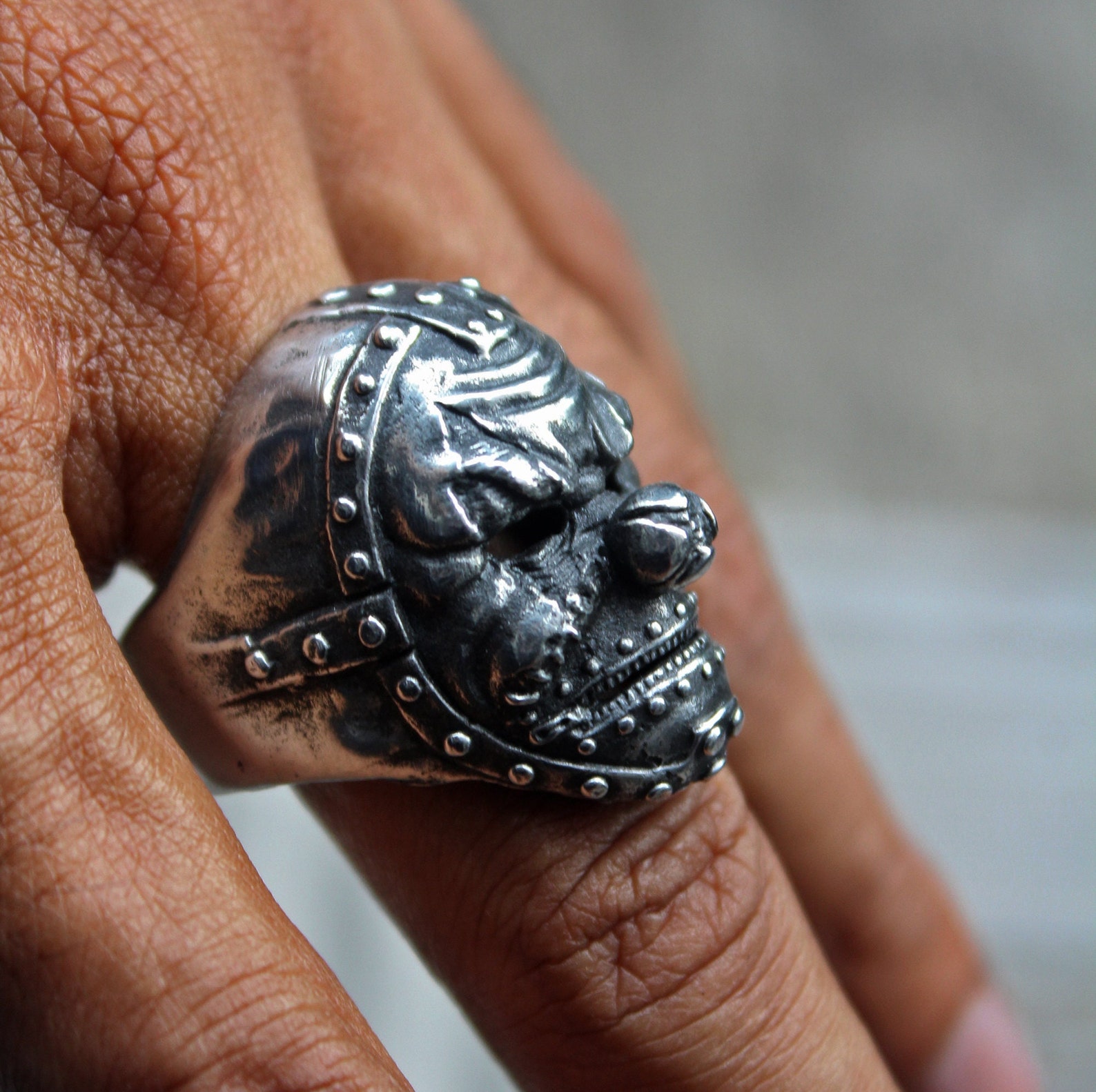 Scary Clown Serial Killer Ring, Handmade Lead Free Pewter Ring, Perfect ...