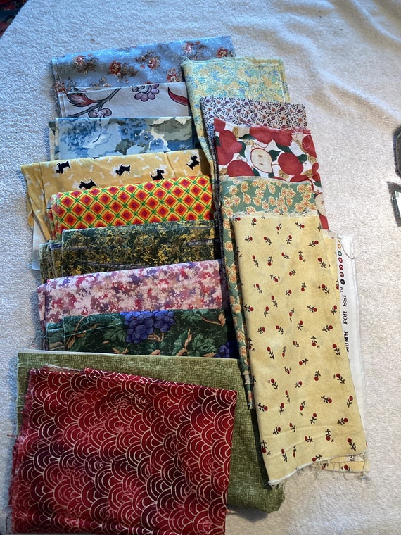 Destash Quilt Fabric Lot Etsy