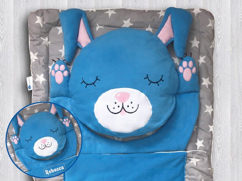 Kids Nap Mat Personalized Preschool Sleeping Bag Toddler Etsy