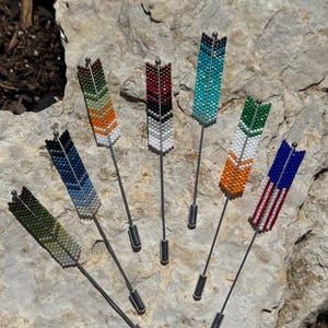 Native Beaded Hat Pin/Lapel Pin 3.0