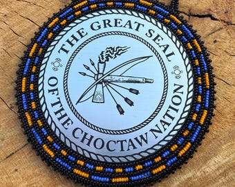 Choctaw Nation Beaded Medallion