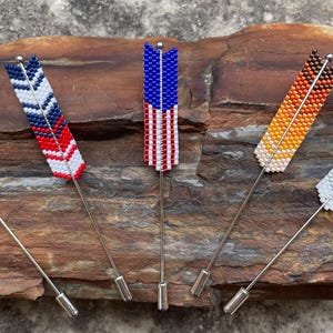 Native Beaded Hat Pin/Lapel Pin 2.0