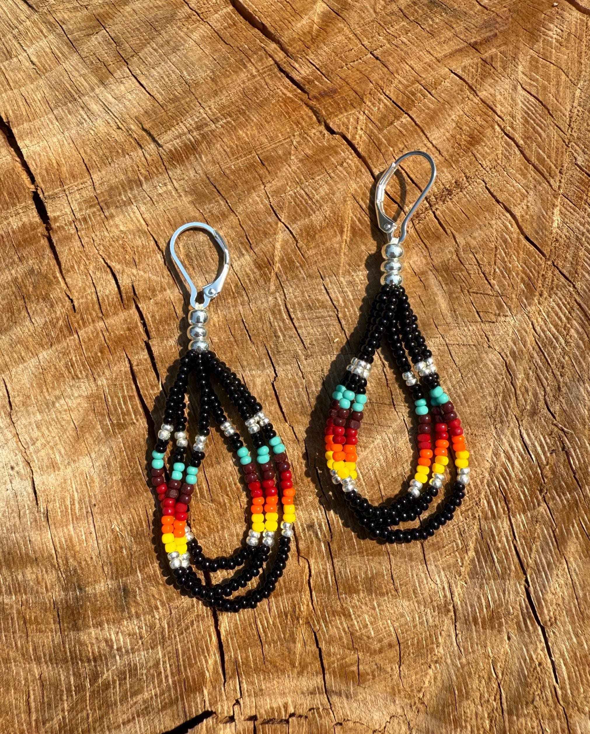 Beaded Earrings Choctaw