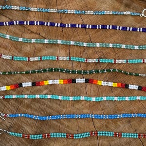 Handmade Herringbone Design Beaded Bracelet