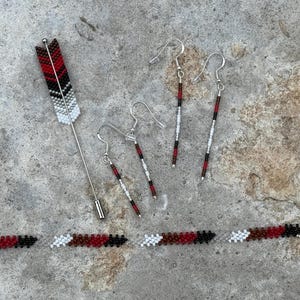 Trail of Tears Collection: Hat Pin, Bracelet, Rod Earrings