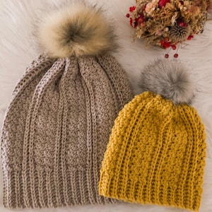 PDF Pattern: The Jennie Beanie- ALL SIZES