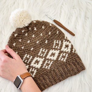 PDF Pattern: Rhombus Pop Beanie