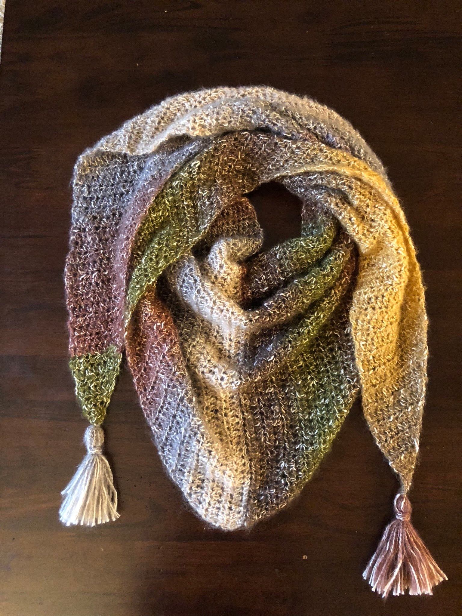 PDF Pattern: Beginner Friendly Triangle Scarf Crochet Pattern | Etsy Canada