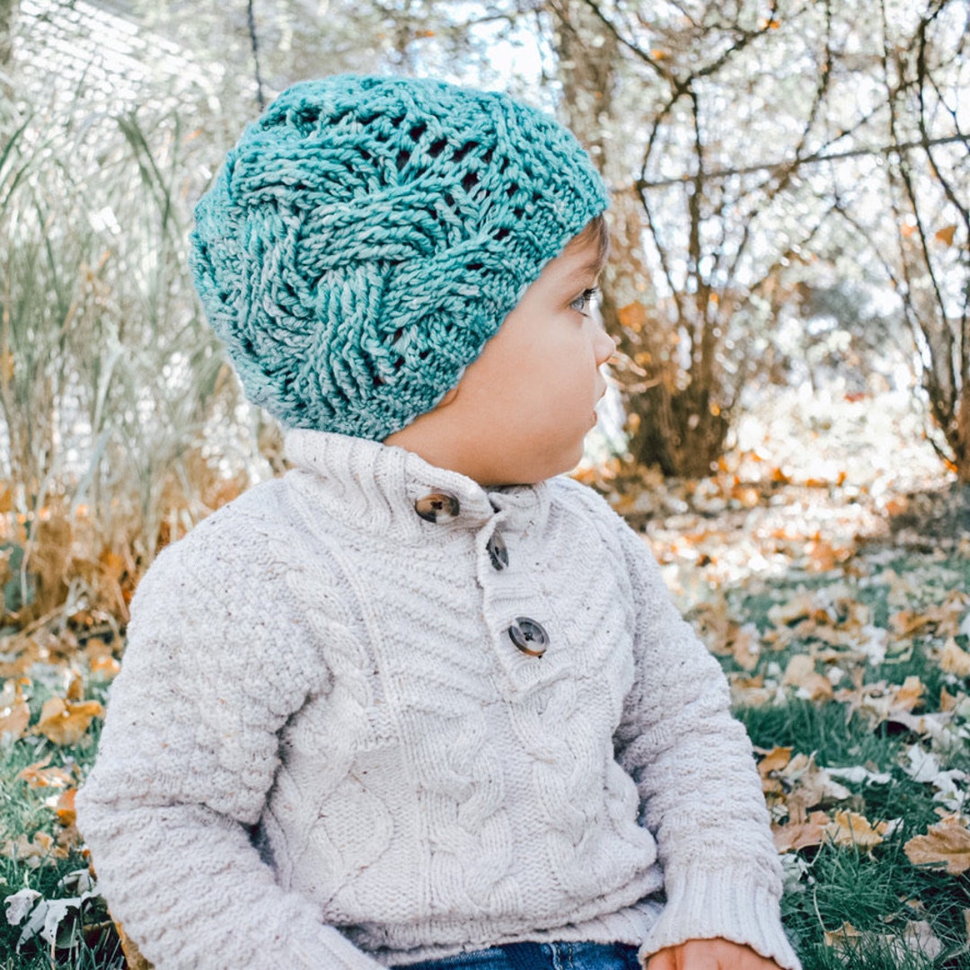 Brilliant Cables Beanie- Free Crochet Pattern - A Purpose and A Stitch
