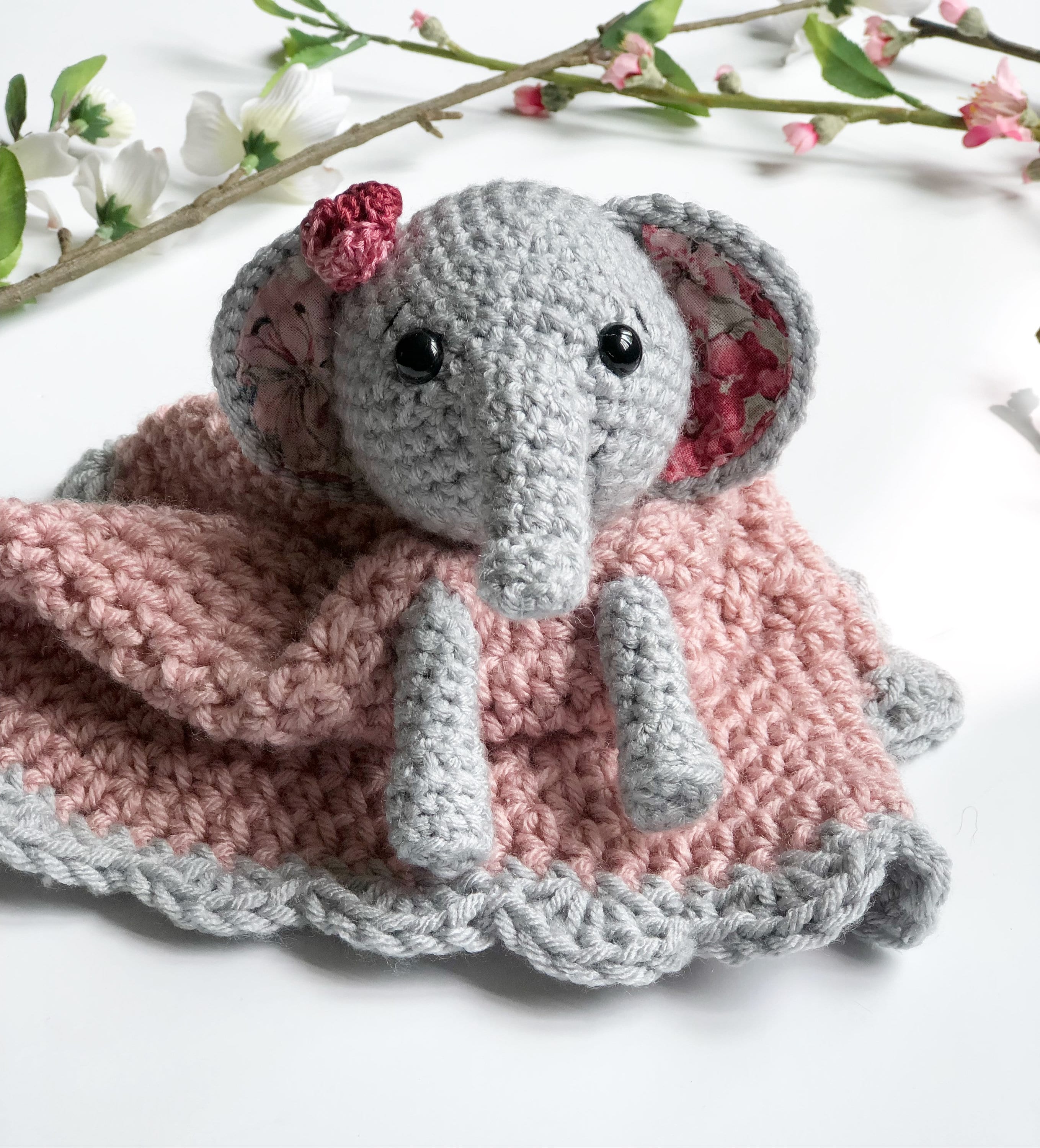 PDF Pattern: Ellie the Elephant Lovey- Crochet Pattern - Etsy