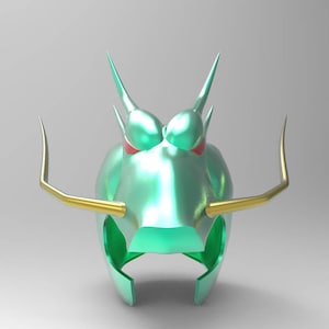 Dragon Shiryu Helmet from Saint Seiya fro 3D Printing 3D Print File (stl)